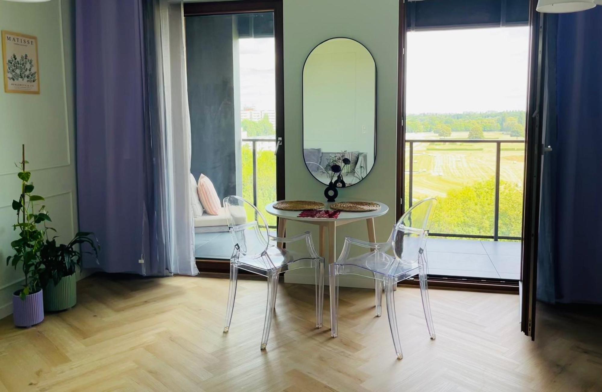 Warsaw Airport Wyscigi - City And Green View Apartment With Underground Garage Luaran gambar